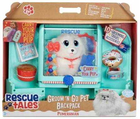 Little Tikes Rescue Tales Groom 'n Go Pet Backpack Salon dla Pieska Plecak