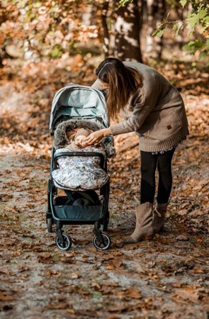 Makaszka Śpiworek Premium Do Wózka 0-18m Ornithology