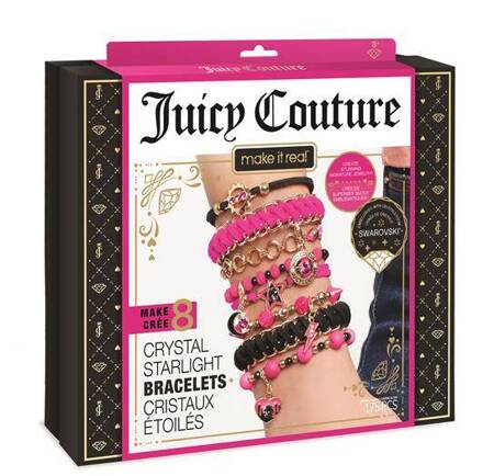 Make It Real Zestaw Do Tworzenia Brasoletek Juicy Couture x Swarovski  