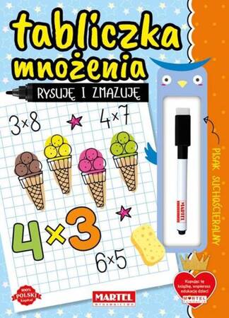 Martel Rysuję i Zmazuję. Tabliczka Mnożenia z Flamastrem - Natasza Korpik