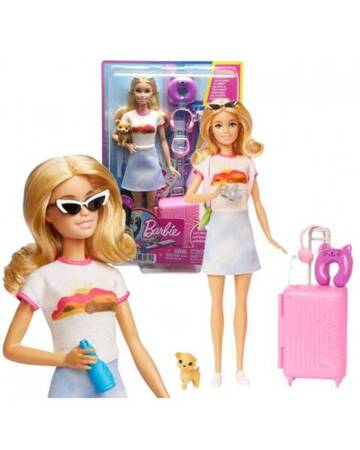 Mattel  BARBIE MALIBU Barbie w Podróży HJY18 