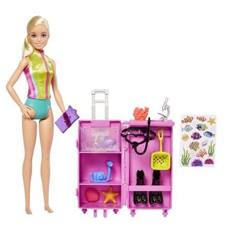 Mattel Barbie Kariera Biolożka Morska Zestaw+Lalka