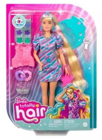 Mattel Barbie Totally Hair Lalka Gwiazdki