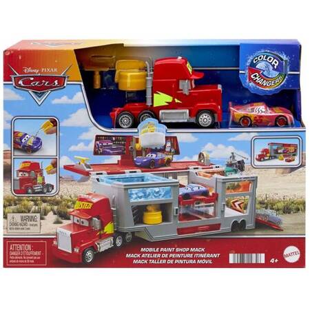 Mattel Cars Auta Maniek Mobilny Lakiernik Zmienia Kolory