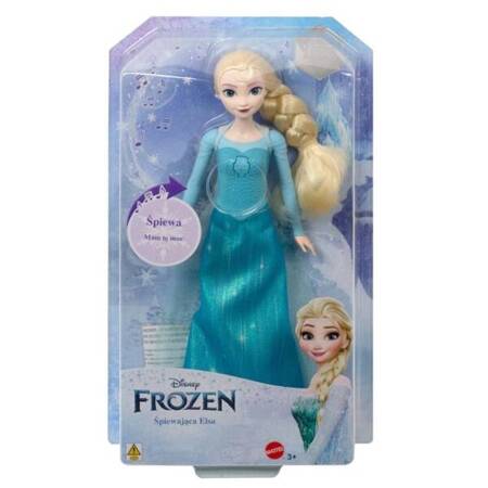 Mattel HMG36 Lalka Disney Frozen Śpiewająca Elza