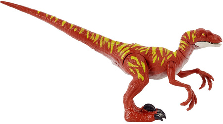 Mattel Jurassic World Dinozaury Dziki Atak Welociraptor Zabawkowy Dinozaur Dla Dzieci GCR54 HBX31