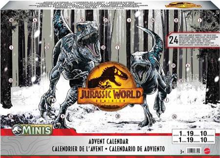 Mattel Jurassic World Kalendarz Adwentowy