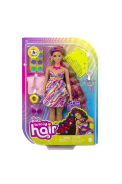 Mattel Lalka Barbie Totally Hair Kwiaty