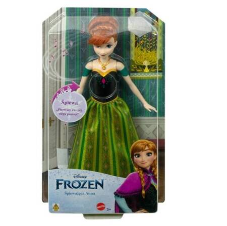 Mattel Lalka Disney Frozen Śpiewająca Anna HMG45