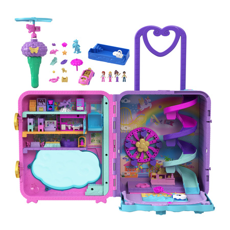 Mattel Polly Pocket Wakacyjny Kurort Zestaw Walizka