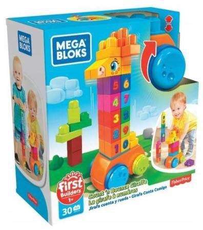 Mega Bloks Żyrafka Klocki Licz I Jedź GFG19/2