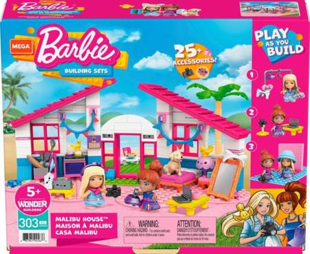 Mega Construx Barbie Dom w Malibu GWR34