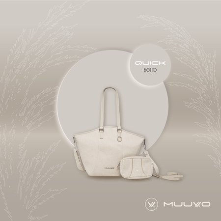 Muuvo Quick Boho Wózek Głęboko-Spacerowy Beige