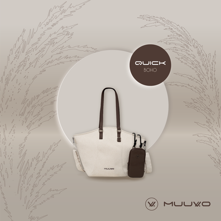 Muuvo Quick Boho Wózek Głęboko-Spacerowy Brown