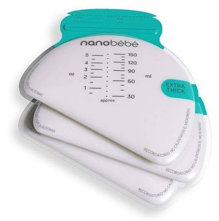 NanoBebe Zestaw Testowy (3 Torebki, 2 Wkładki, Smoczek)
