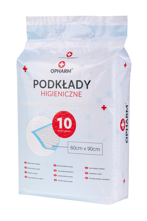 Opharm Uniwersalne Podkłady Higieniczne 60x90 cm 10 sztuk