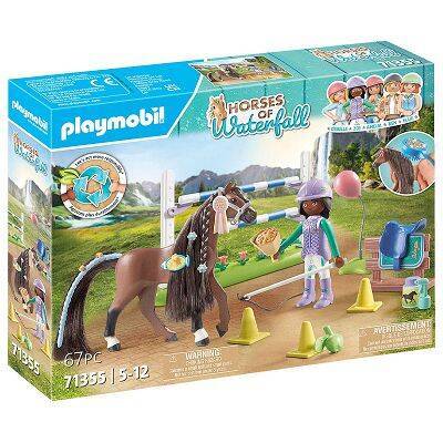 PLAYMOBILE Horse of Waterfall Zoe i Blaze z Przeszkodami 71355