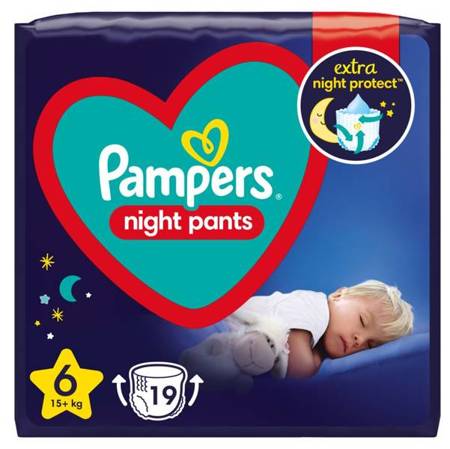 Pampers Pants Night Pieluchy r.6 19szt.