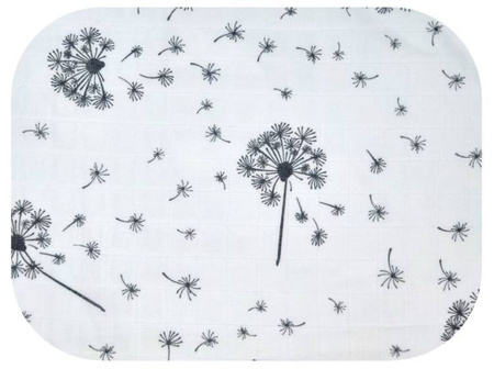 Pielucha Muslin 120/120 Otulacz Dmuchawce 