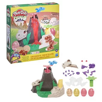 Play Doh Zestaw Kreatywny Ciastolina Slime HydroGlitz Wyspa Dinozaurów