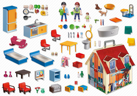 Playmobil Nowy Przenosny Domek Dla Lalek 5167