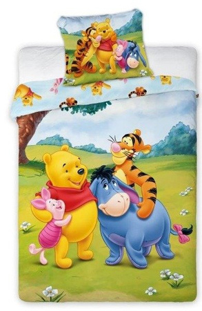 Pościel Kubuś Puchatek 100x135 790/033 + Wypełnienie Kołdra i Poduszka