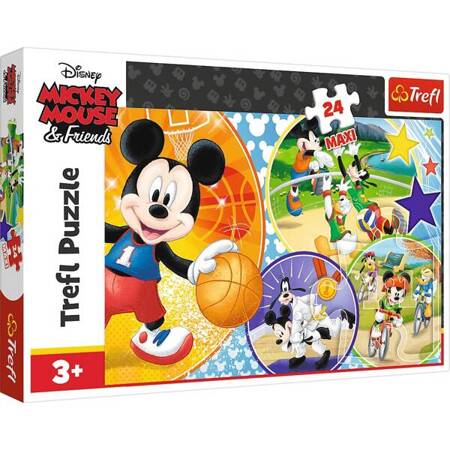 Puzzle MAXI 24 CZAS NA SPORT/Disney 14291