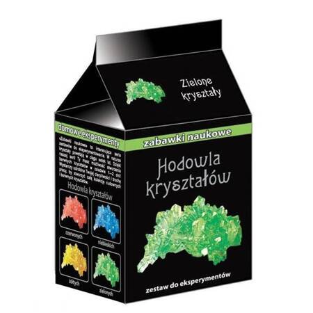 Ranok Creative Zestaw do Eksperymentów - Hodowla Kryształów - Zielone Kryształy