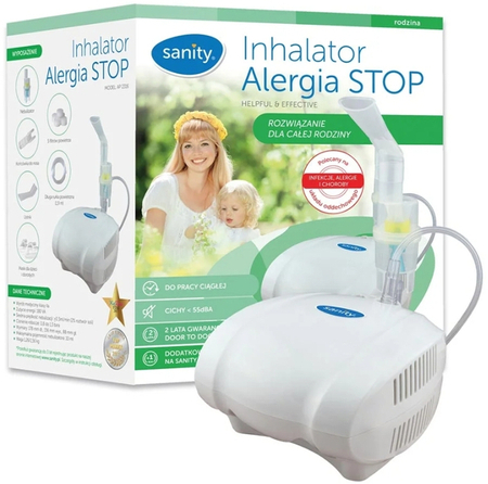 Sanity Stop Alergia inhalator Model A5000LW00 dla dzieci i dorosłych 1 szt