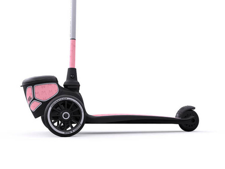 Scootandride Highwaykick 2 Lifestyle Hulajnoga Trójkołowa Balansowa ze Świecącymi Kółkami i Odblaskową Kierownicą 2+ Reflective Rose