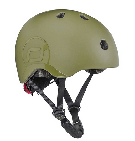 Scootandride Kask S-M Dla Dzieci 3+ Olive