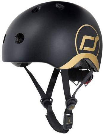 Scootandride Kask XXS-S Dla Dzieci 1-5 lat Black Gold Edycja Limitowana