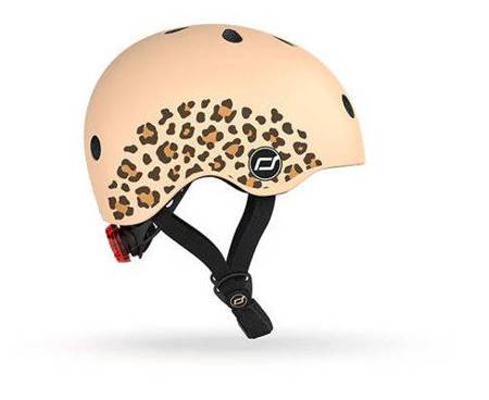 Scootandride Kask XXS-S Dla dzieci 1-5 Lat  Leopard