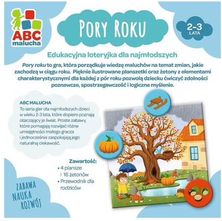 Trefl Pory Roku/ABC Malucha Gra Edukacyjna 