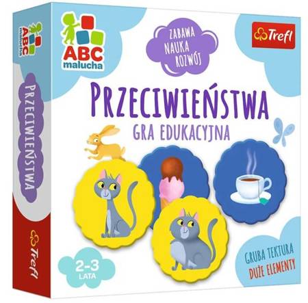 Trefl Przeciwieństwa/ABC Malucha Gra Edukacyjna 