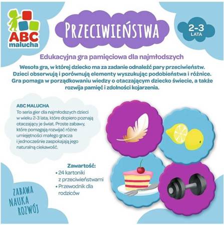 Trefl Przeciwieństwa/ABC Malucha Gra Edukacyjna 