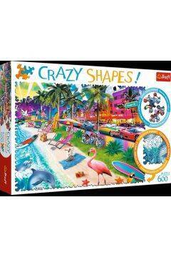 Trefl Puzzle Crazy Shapes Plaża W Miami 600 Elementów