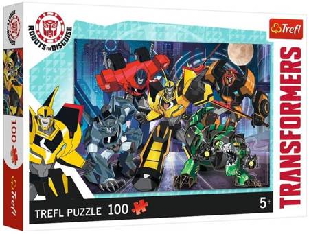 Trefl Transformers Drużyna Autobotów Puzzle 100 Elementów