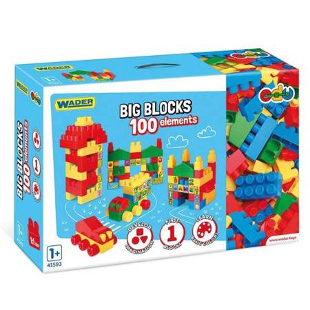 Wader Big Blocks Klocki 100el