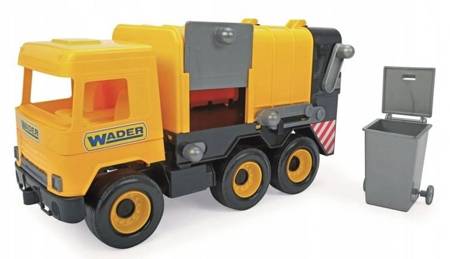 Wader Middle Truck Śmieciarka  Żółta