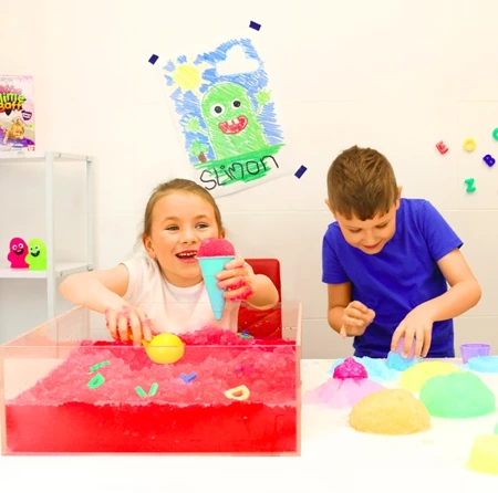 Zimpli Kids Gelli Baff - Magiczny Proszek do Kąpieli Kosmiczny żółty