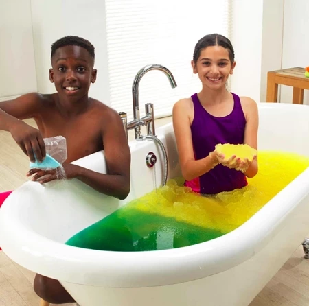 Zimpli Kids Gelli Baff - Magiczny Proszek do Kąpieli Kosmiczny żółty